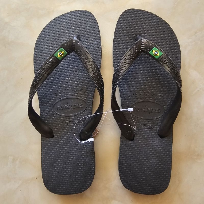 Sandal Pria Havaianas Brazil Fc - Black