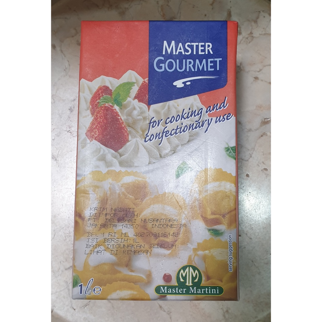 

Master Gourmet Cooking Cream Non Dairy Whip 1Ltr Whiping Cream