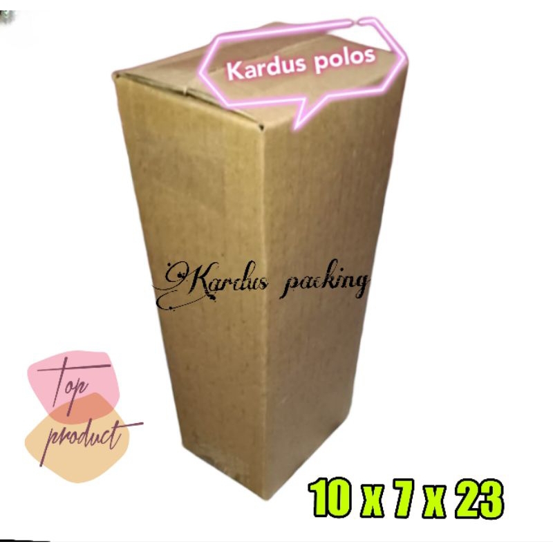 

kardus polos UK 10x7x23 kardus packing kardus besar