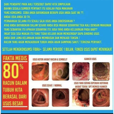 Melancarkan BAB (Laksatif Alami) fibra