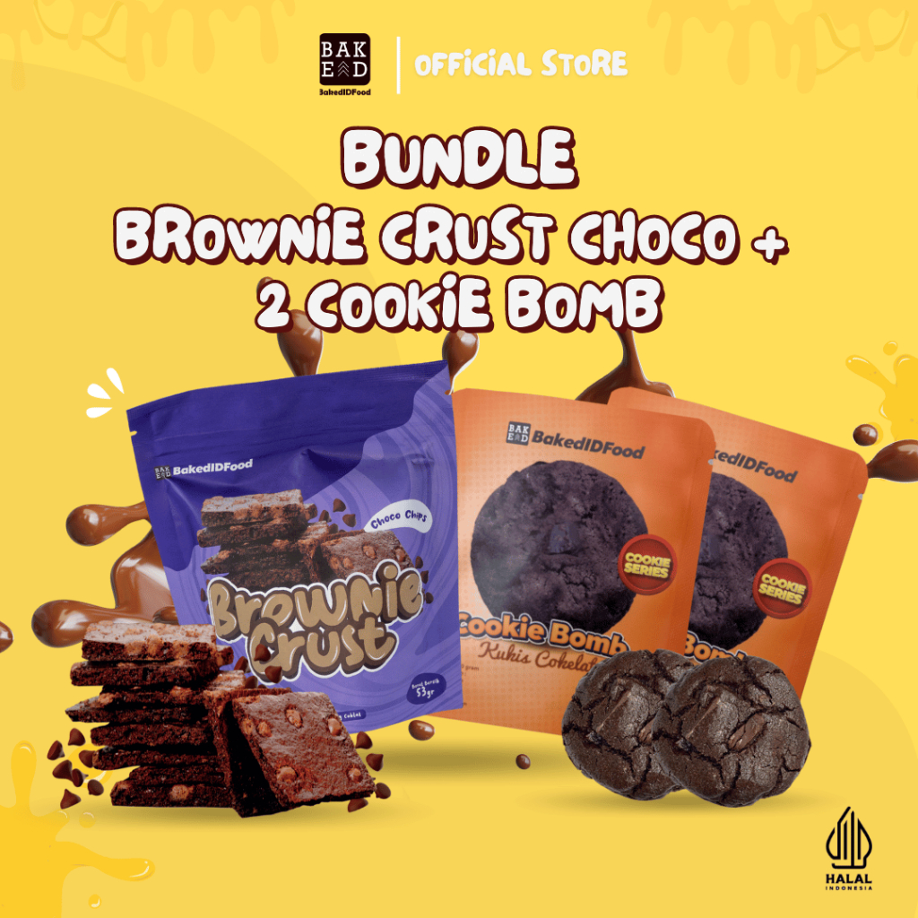 

Bundle - Brownie Crust Choco + 2 Pcs Cookie Bomb