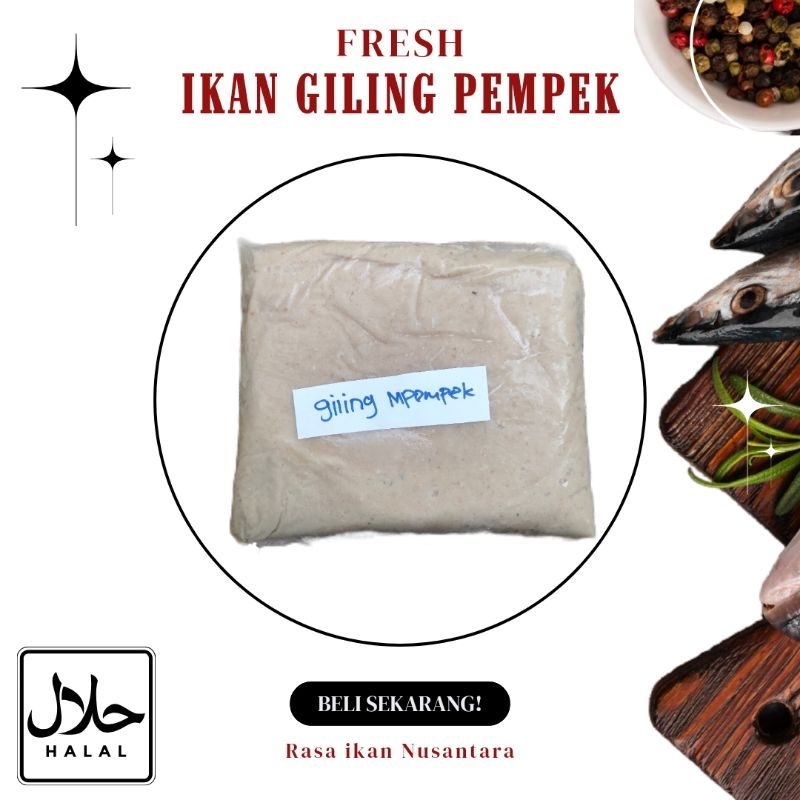 

ikan surimi giling /ikan giling pekmpek / adonan pempek 1kg