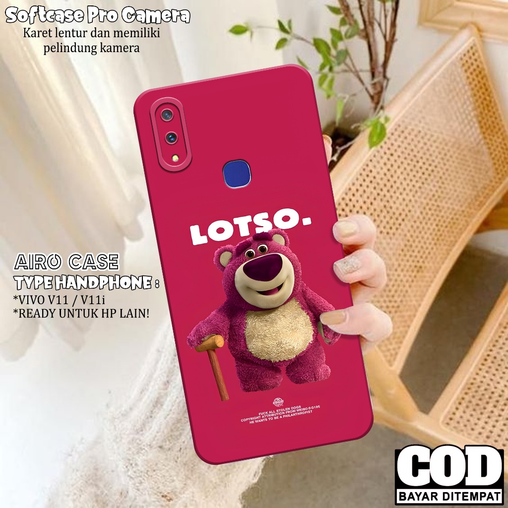 Case VIVO V11/V11i - Fashion Case KARTUN - Softcase VIVO V11/V11i - Silikon Pro Camera - Casing VIVO