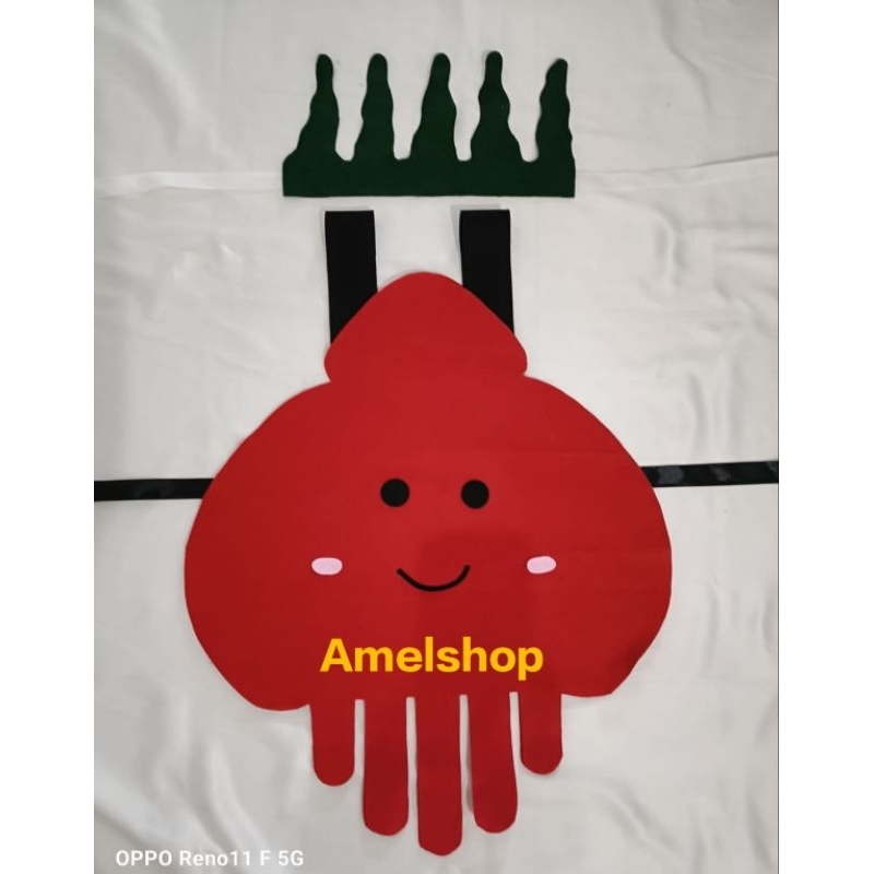 Kostum cumi-cumi/Baju karnaval anak/Kain flanel/Hewan laut