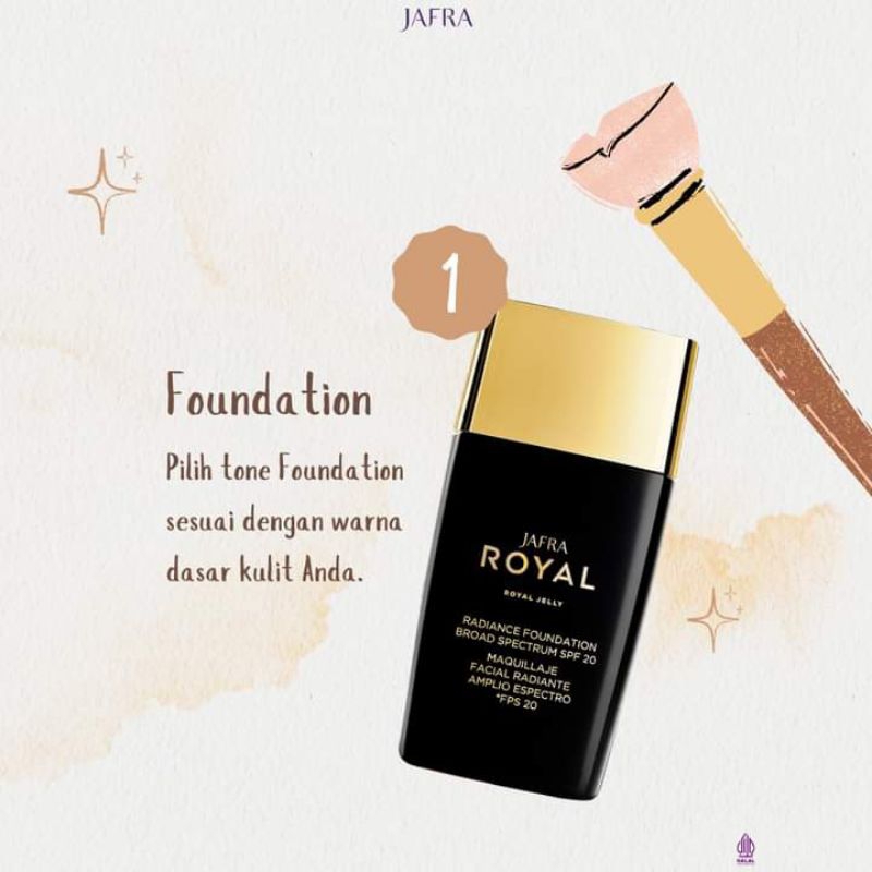 jafra royal radiance foundation broad spectrum spf 20
