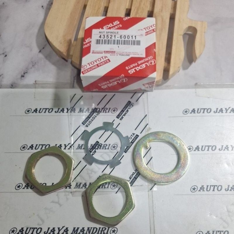 Nut spindle - nut nap roda depan - spindle spindel kit Toyota 2F 43521-60011