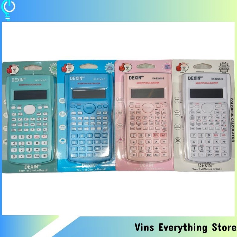 

KODE P27U VES Kalkulator Scientific Dexin Coloful Kalkulator Lucu Cantik Scientific Calculator