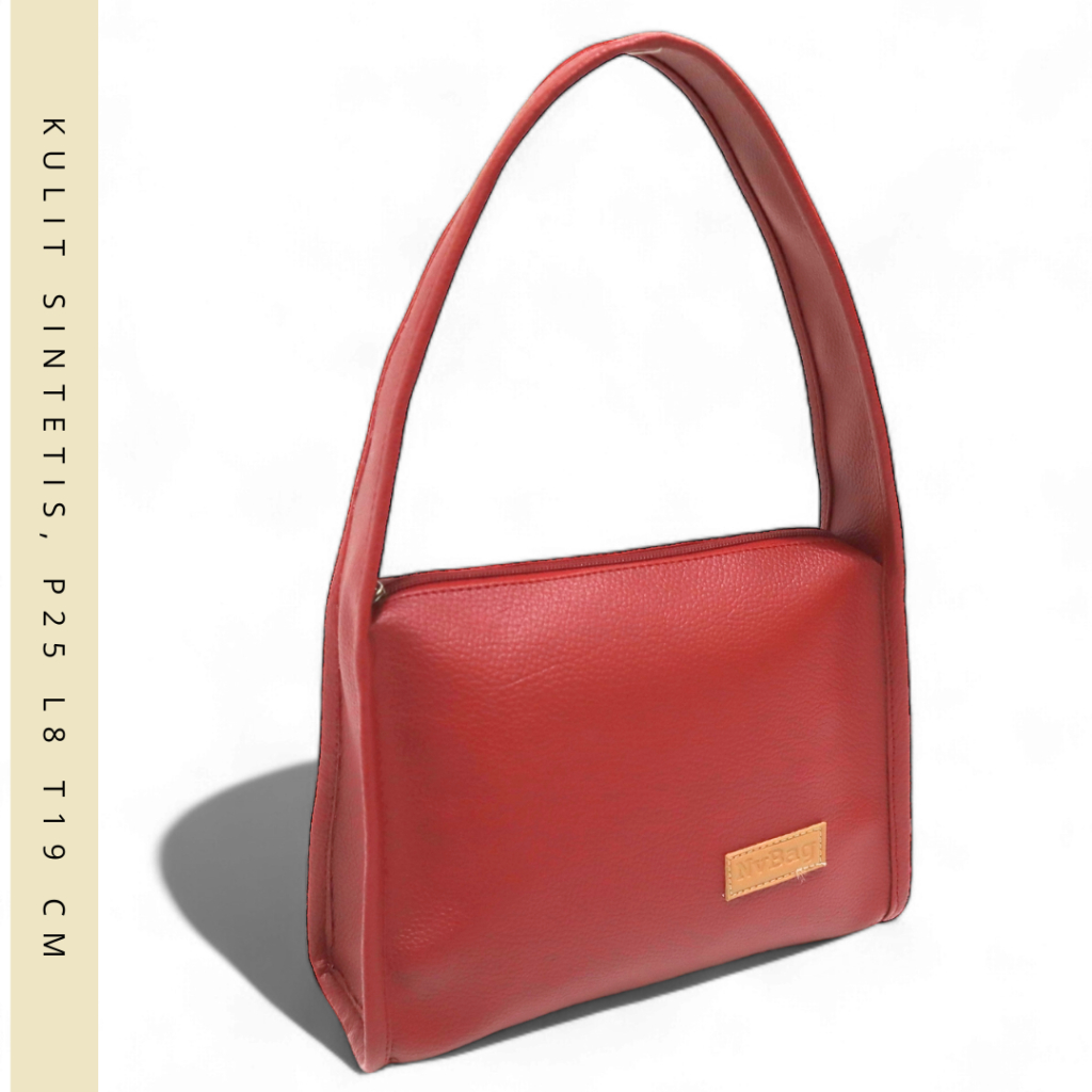 Tas Tangan Hand Bag Selempang Wanita Kulit Sintetis Elegan - Tas Cewek Simpel Kecil Mudah Dibawa