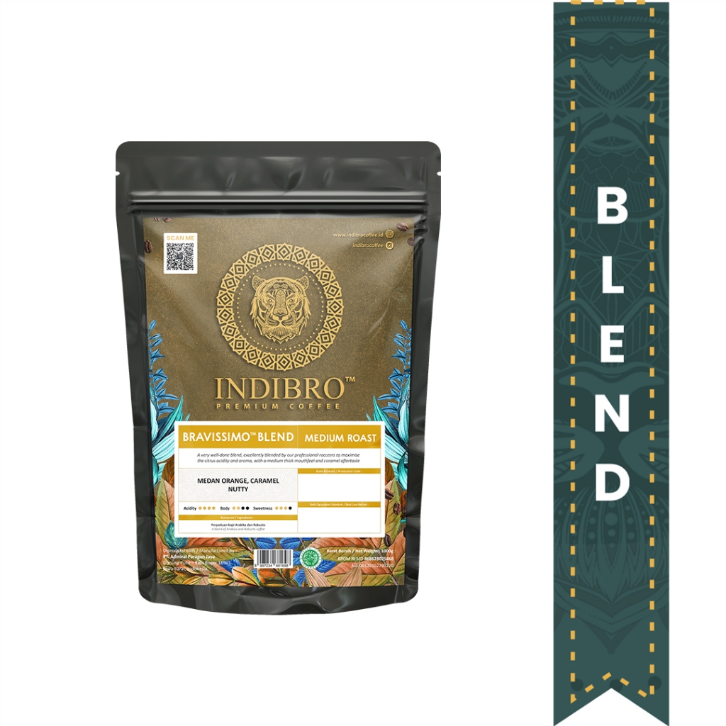 

Kopi INDIBRO BRAVISSIMO BLEND - 1Kg