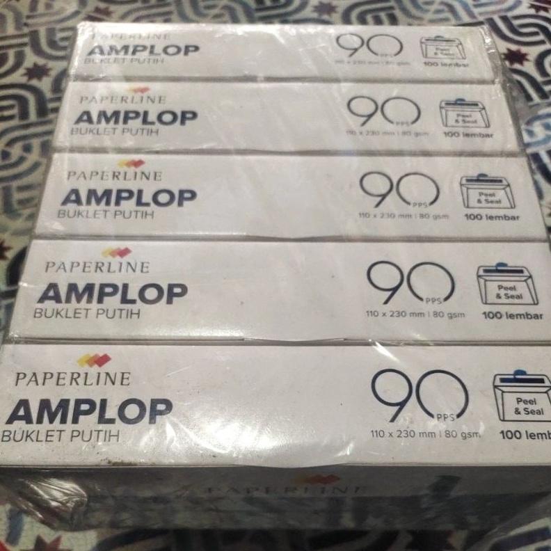 

KODE J8R amplop paperline 9 PPS 11 x 23 mm 8 gsm box