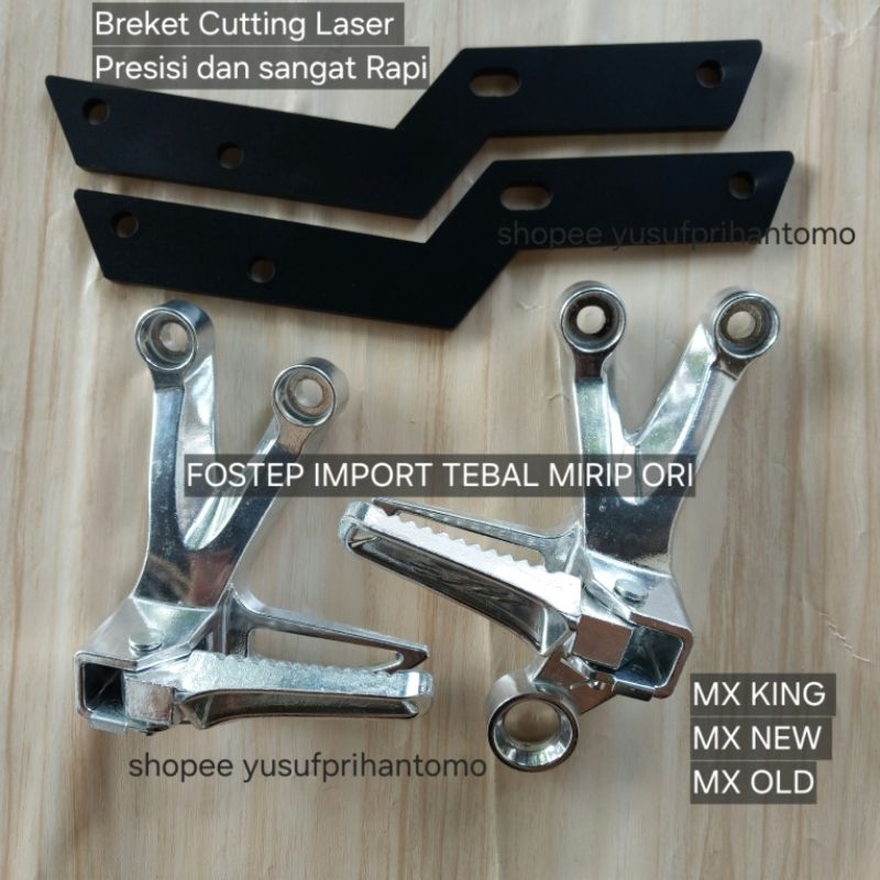 Breket Footstep Belakang Import MX KING MX NEW MX OLD BREKET POSTEP BELAKANG MX KING SET FOSTEP FU I
