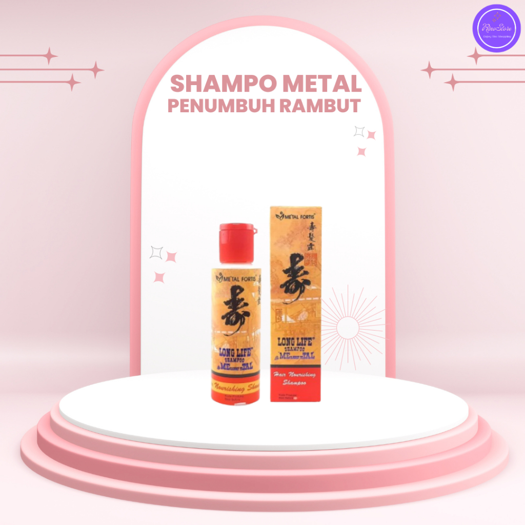 METAL LONG LIFE SHAMPO 100ML ORIGINAL BPOM PENUMBUH RAMBUT PEMANJANG RAMBUT - METAL SHAMPO 100ML