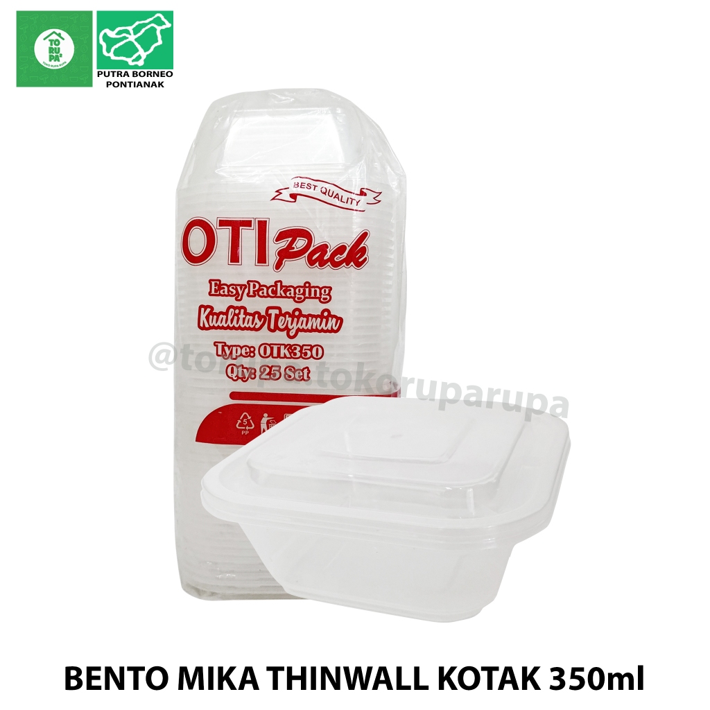 [25 set] Thinwall Kotak 350ml / Wadah Ximilu Peach Gum Dessert / Cup Pudding