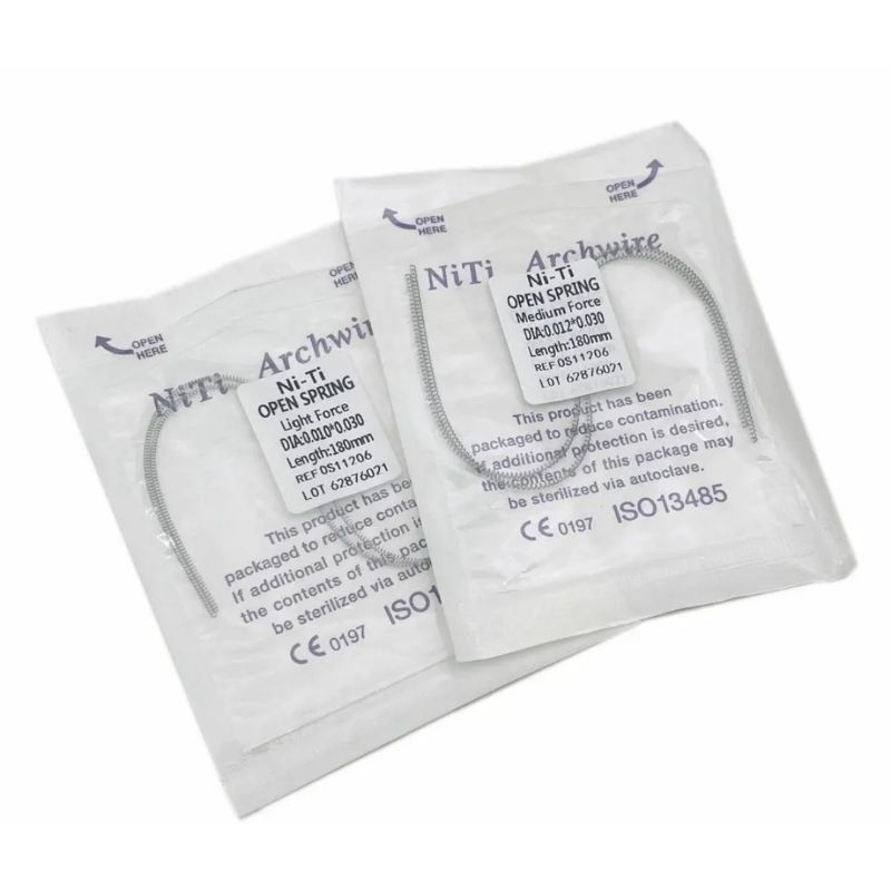 NiTi Open Coil Spring Kawat Orthodontics Wire Gigi Dental Ortho OCS