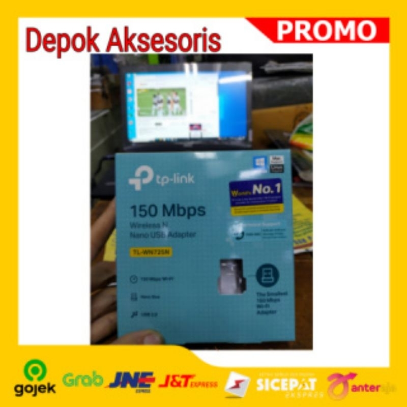 TP LINK TL-WN725N USB NANO RECEIVER WIRELESS USB WIFI TP LINK WN725N