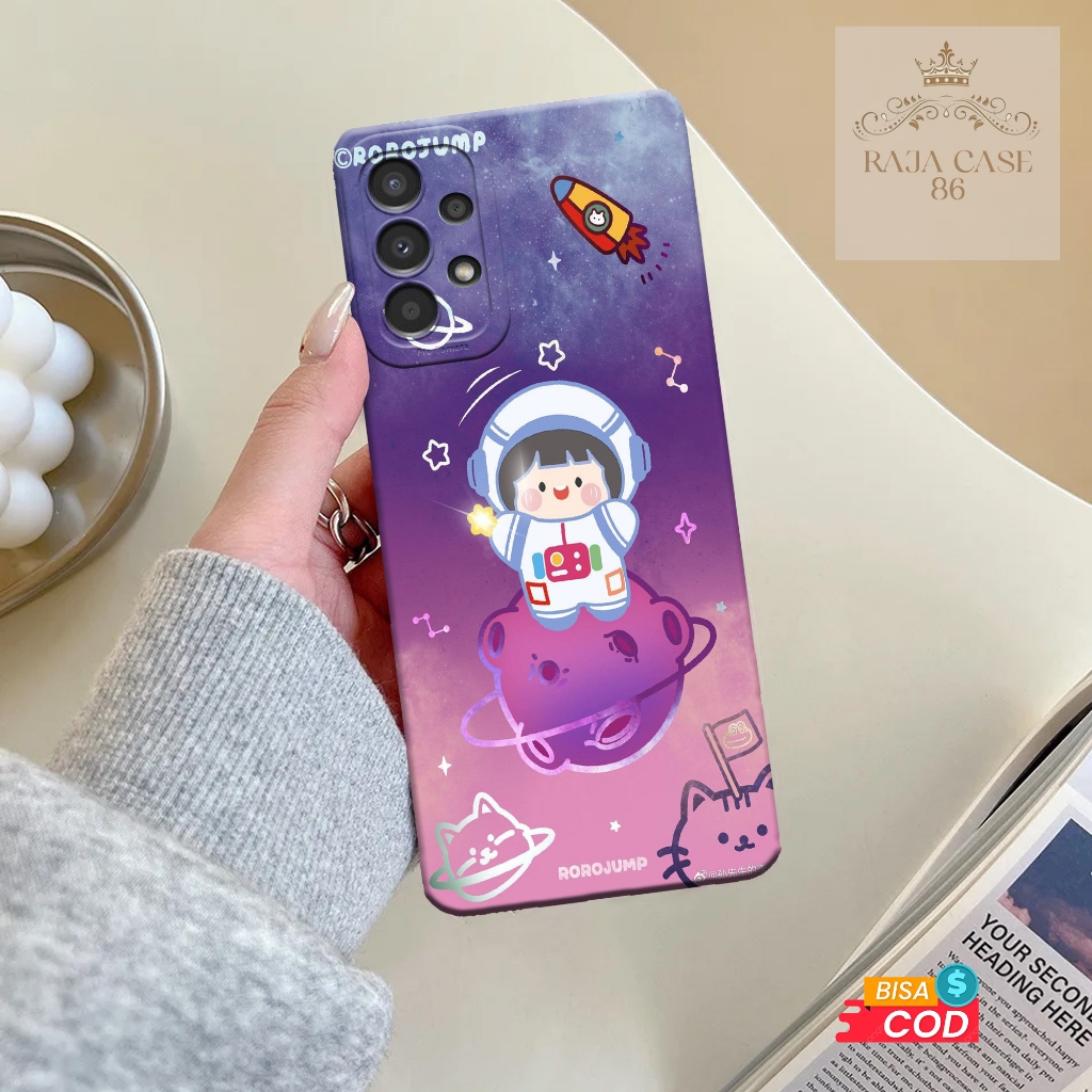 Case Samsung Galaxy A13 - Rajacase - casing Samsung A13 - Motif Softcace Lucu - Pelindung handphone 