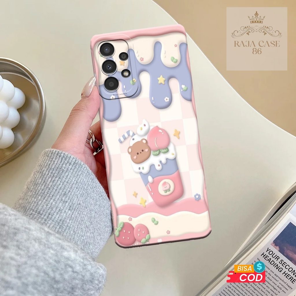 Case Samsung Galaxy A13 - Rajacase - casing Samsung A13 - Motif Softcace Lucu - Pelindung handphone 