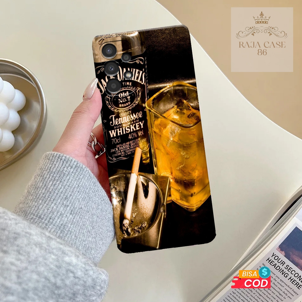 Case Samsung Galaxy A13 - Rajacase - casing Samsung A13 - Motif Softcace Minuman - Pelindung handpho