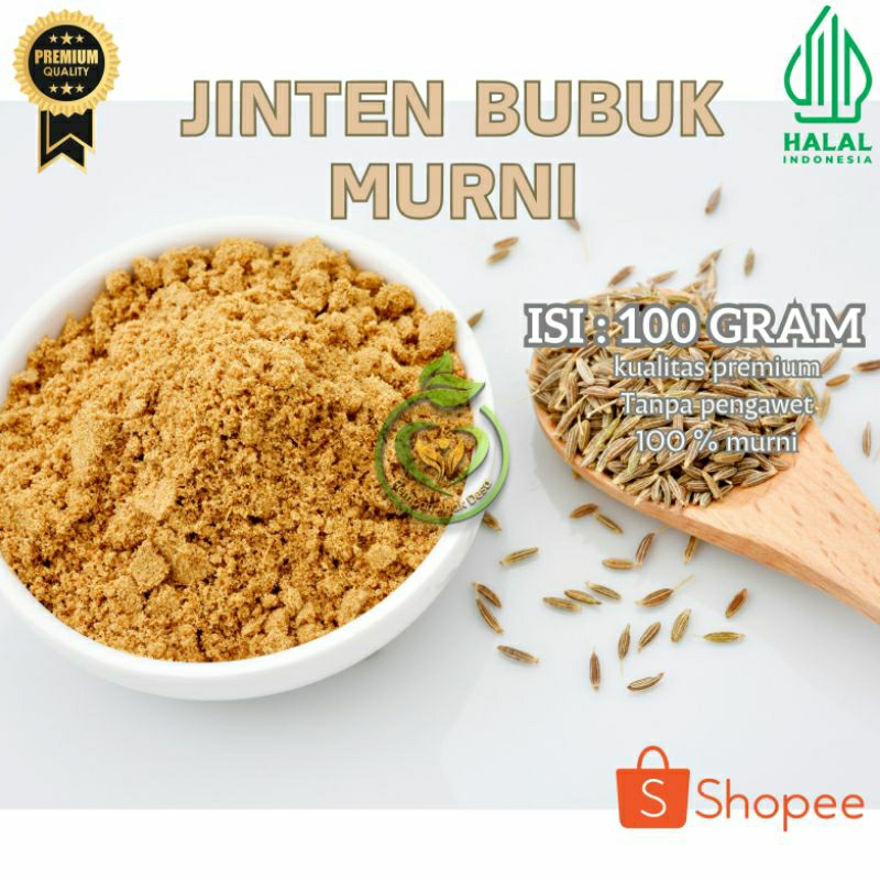 

(100 Gram) JINTEN BUBUK MURNI PREMIUM/ MURAH/ REMPAH ASLI/ REMPAH MURAH