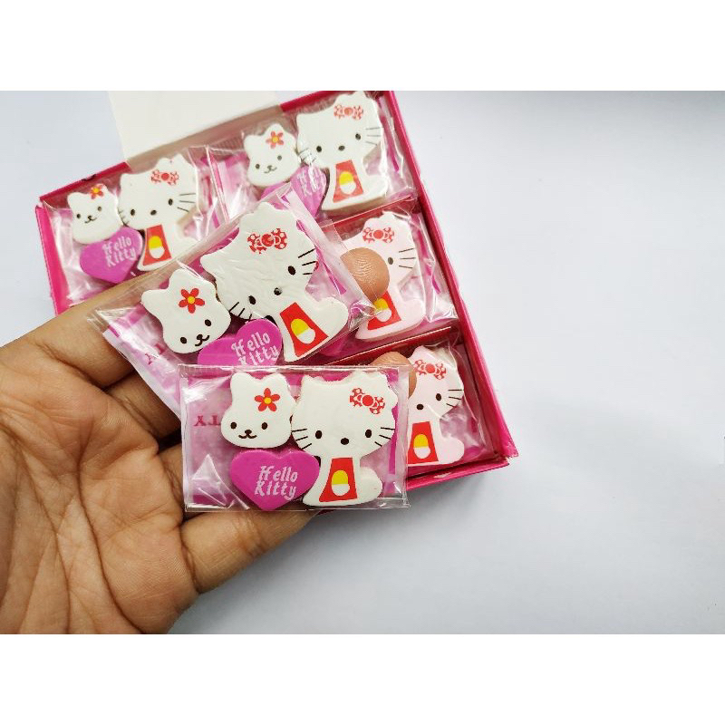 

Penghapus karakter kartun sanrio hello kitty isi 3pc kucing hewan animal binatang cartoon eraser setip stip hapusan karet pensil pencil alat tulis stationery stationary murah lucu bolpen bolpoin pulpen penggaris ruler ruber atk altul lipstik lipstick