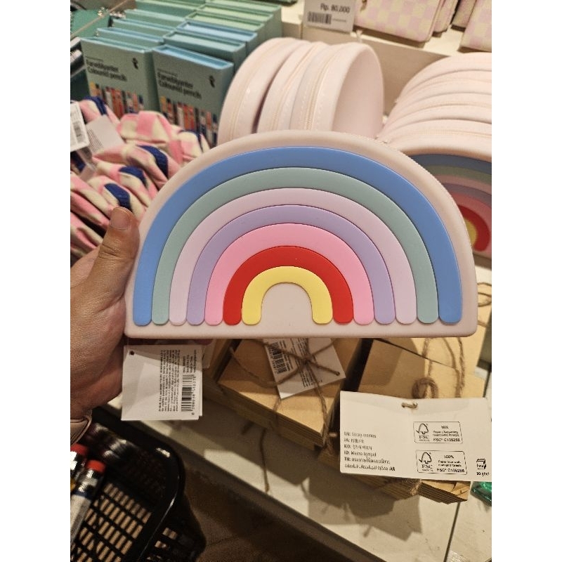 

FLYING TIGER FTC PENCIL CASE SILICONE RAINBOW