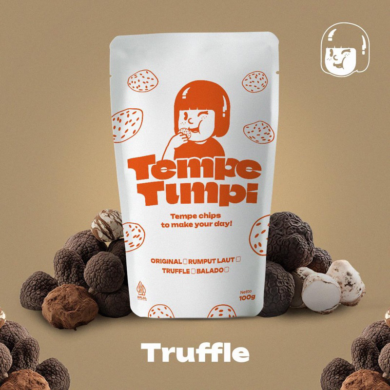 

Tempe Tumpi - Keripik Tempe Truffle 100gr (NEW PACKAGING WITH ZIPLOCK)