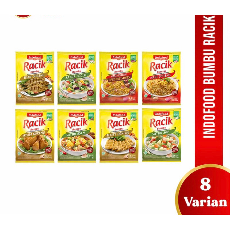 

indofood bumbu racik bubuk ayam goreng ikan goreng nasi goreng sayur sop sayur asem sayur lodeh