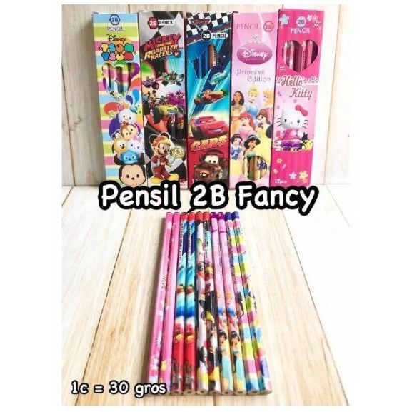 PENSIL 2B KARAKTER FANCY ANIMASI KARTUN - Setara JOYKO