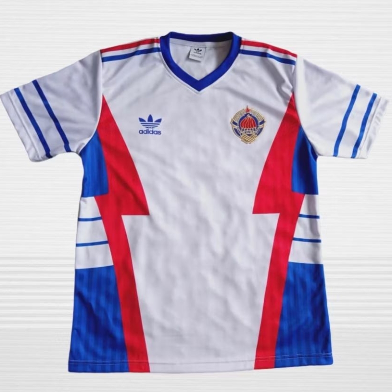 [Logo Bordir] Jersey Retro Yugoslavia Away World Cup 1990