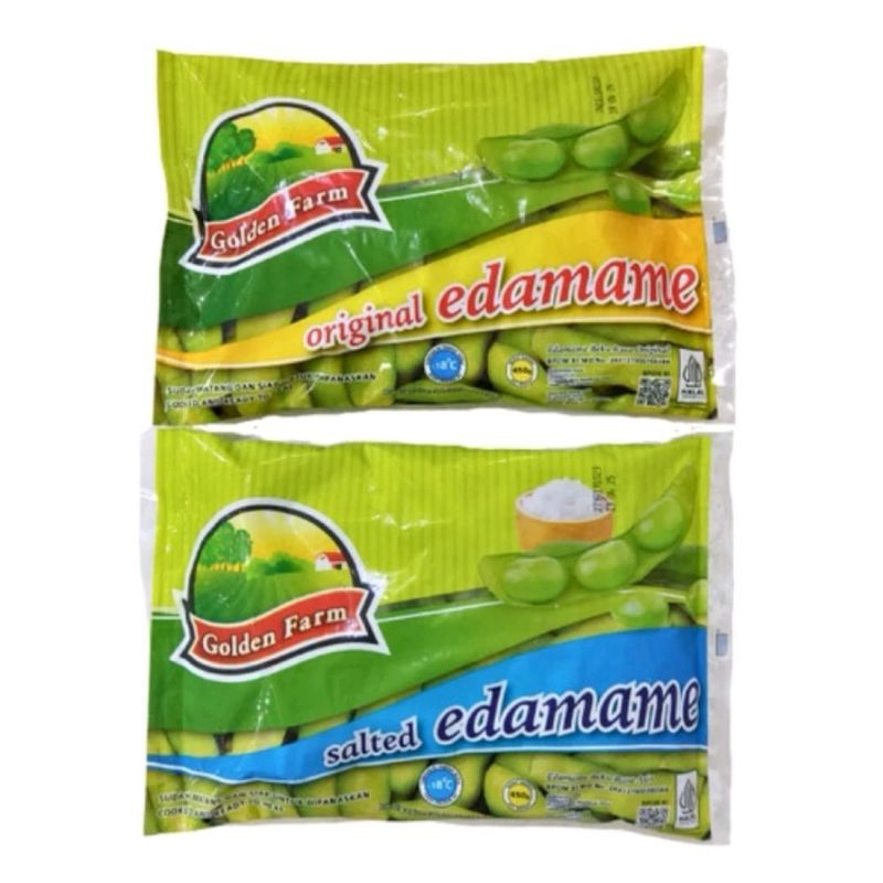 

RB22 GOLDEN FARM Edamame 450gr Frozen Vegetable Halal Sehat Premium