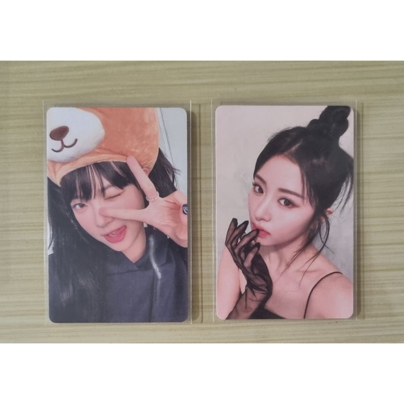 [ LESSERAFIM UNFORGIVEN ] eunchae, yunjin weverse photocard