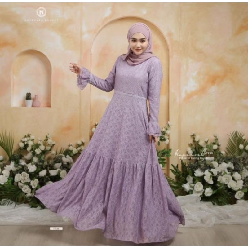 RAPUNZEL DRESS BY NADHEERA LUXURY