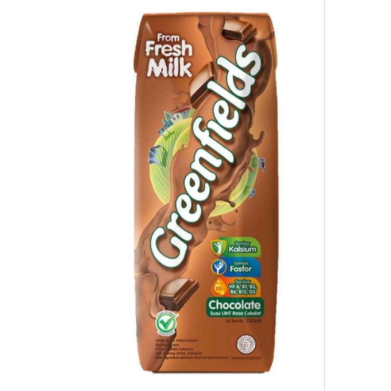 

Greenfields susu UHT kotak cokelat 250 ml