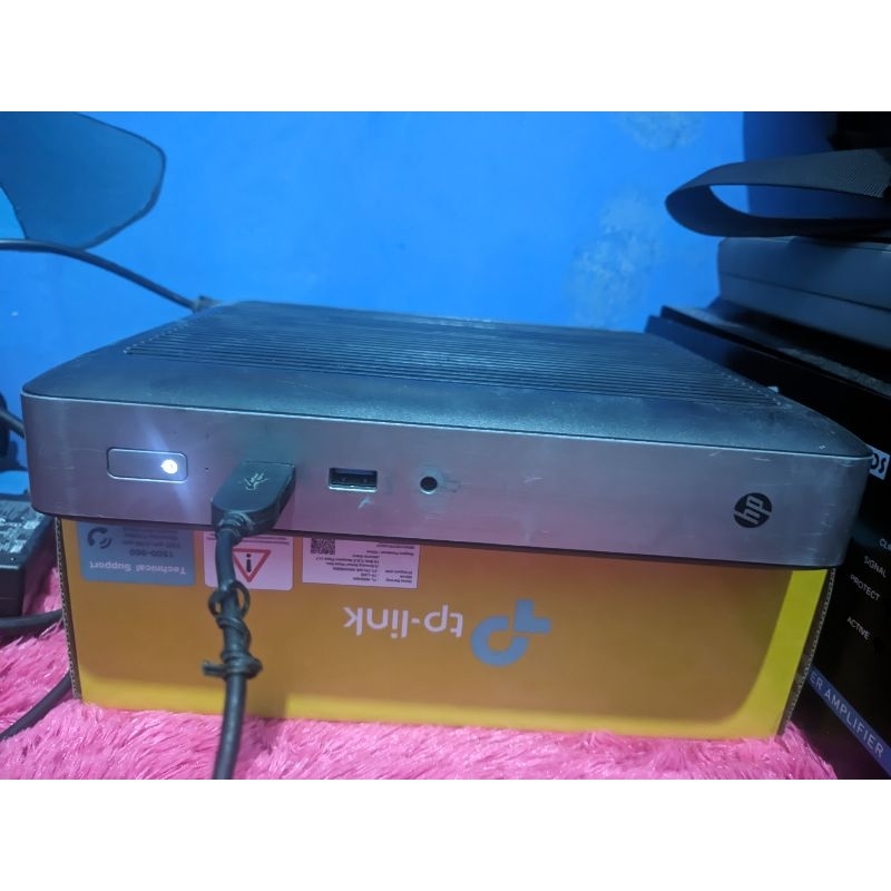 Mini PC HP WiFi Ram 8GB SSD 128GB Windows 10 Pro include Office second bekas