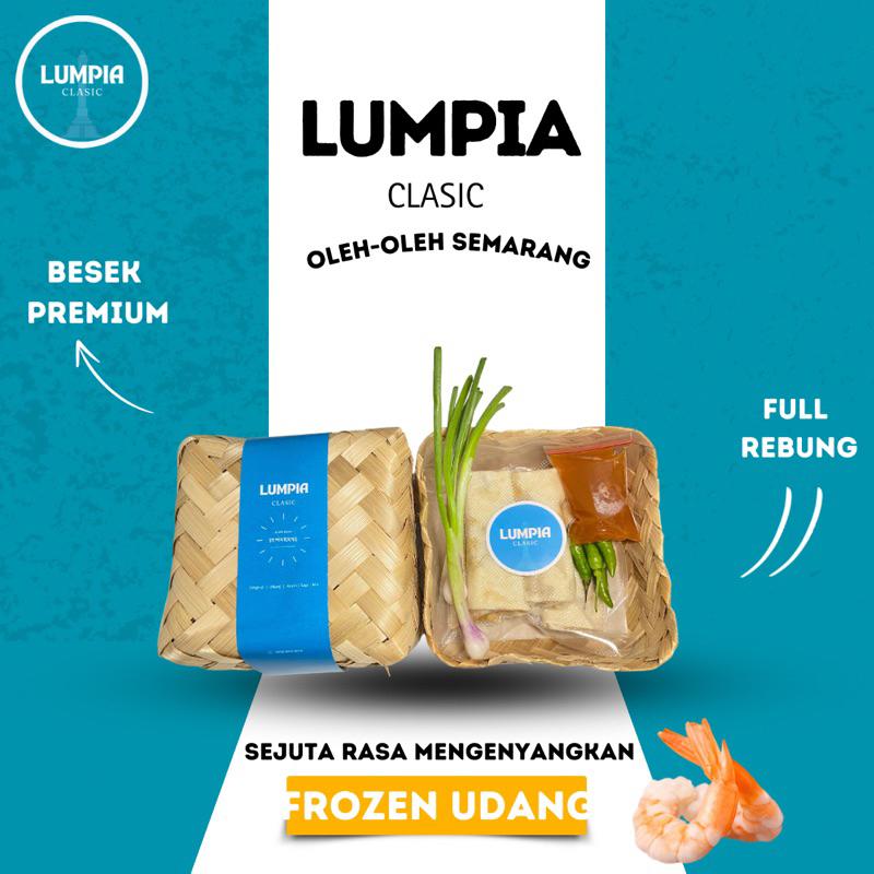 

LUMPIA CLASIC UDANG | FROZEN | 5Pcs