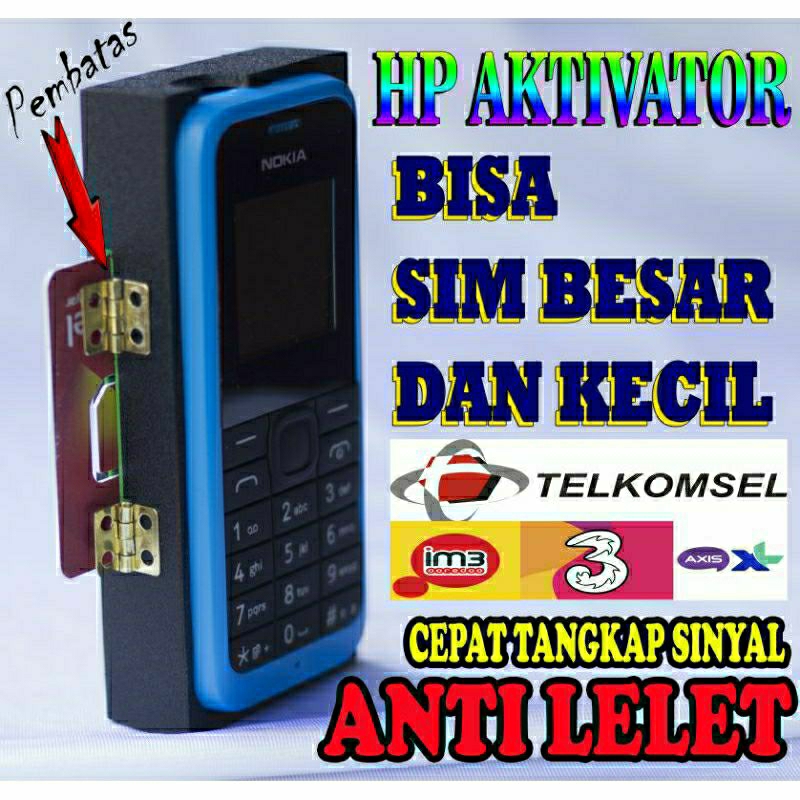 HP AKTIVATOR registrasi kartu sim, nokia aktifator alat bantu konter hp untuk aktivasi