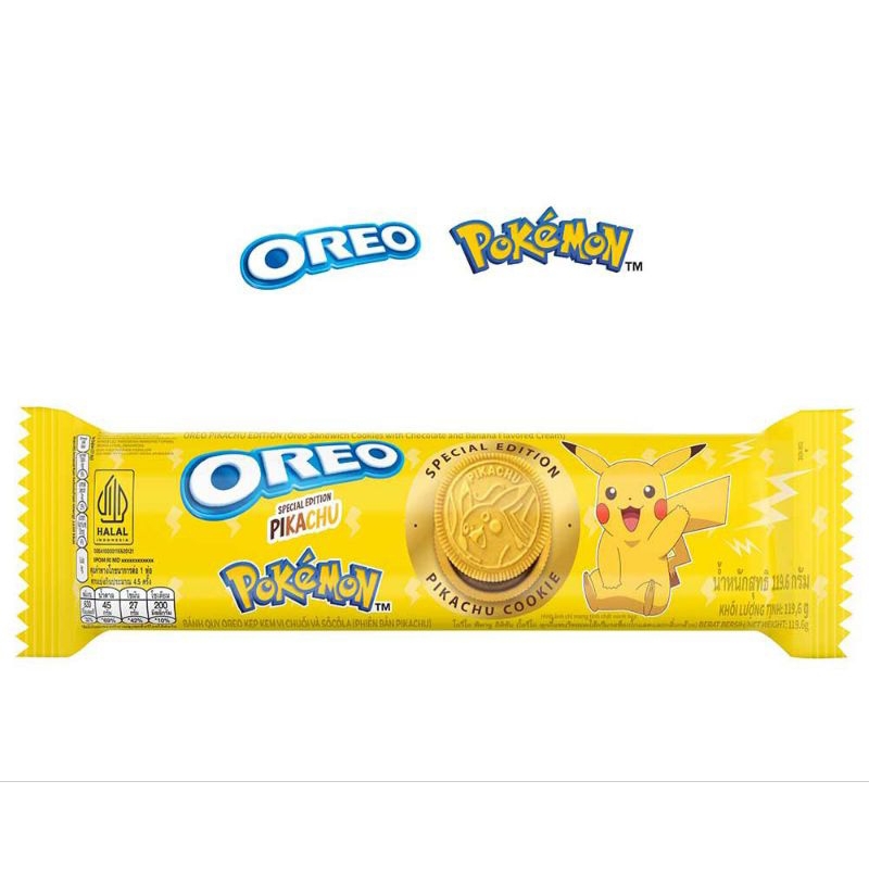 

Oreo Pokemon Coklat Pisang 119.6gr