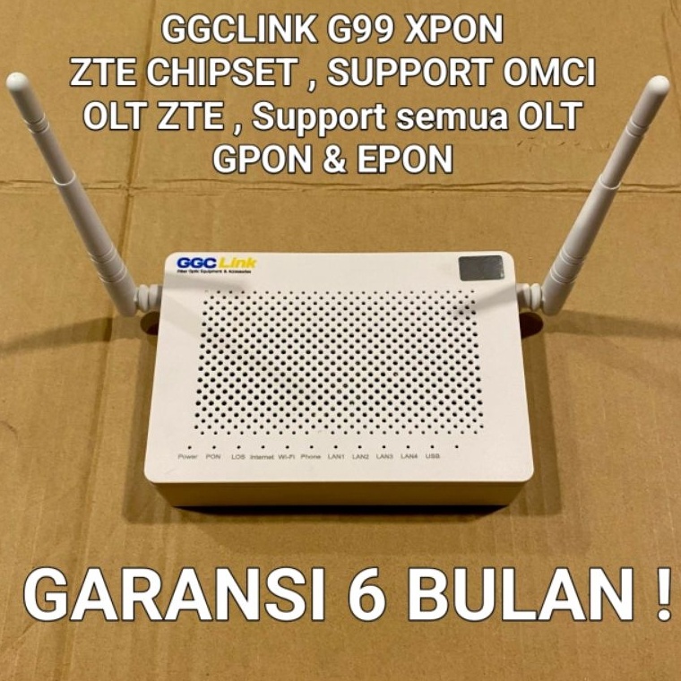 KODE K89G ONT XPON GGCLink G99 XPON New Baru EPON GPON ONU Bukan ZTE F663NV3A