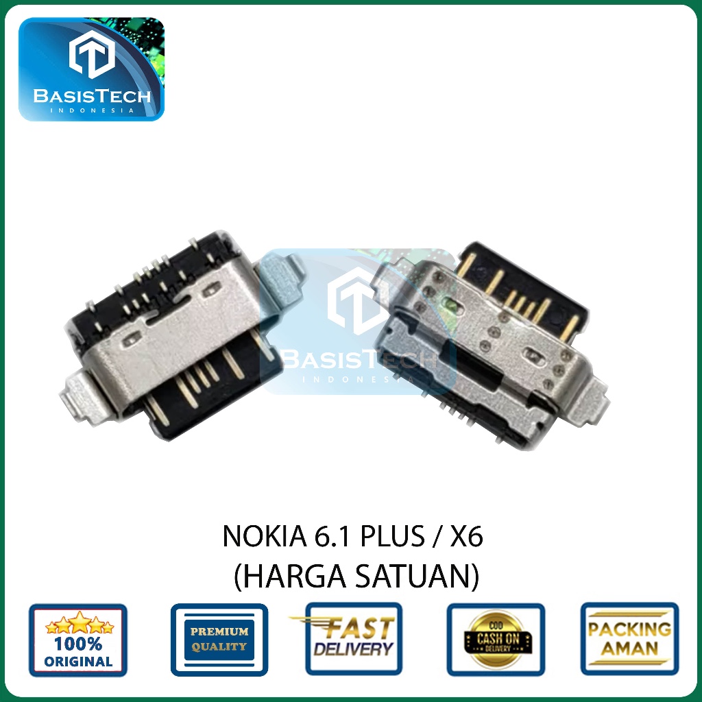 KONEKTOR LUBANG CAS CHARGER NOKIA 6.1 PLUS - X6