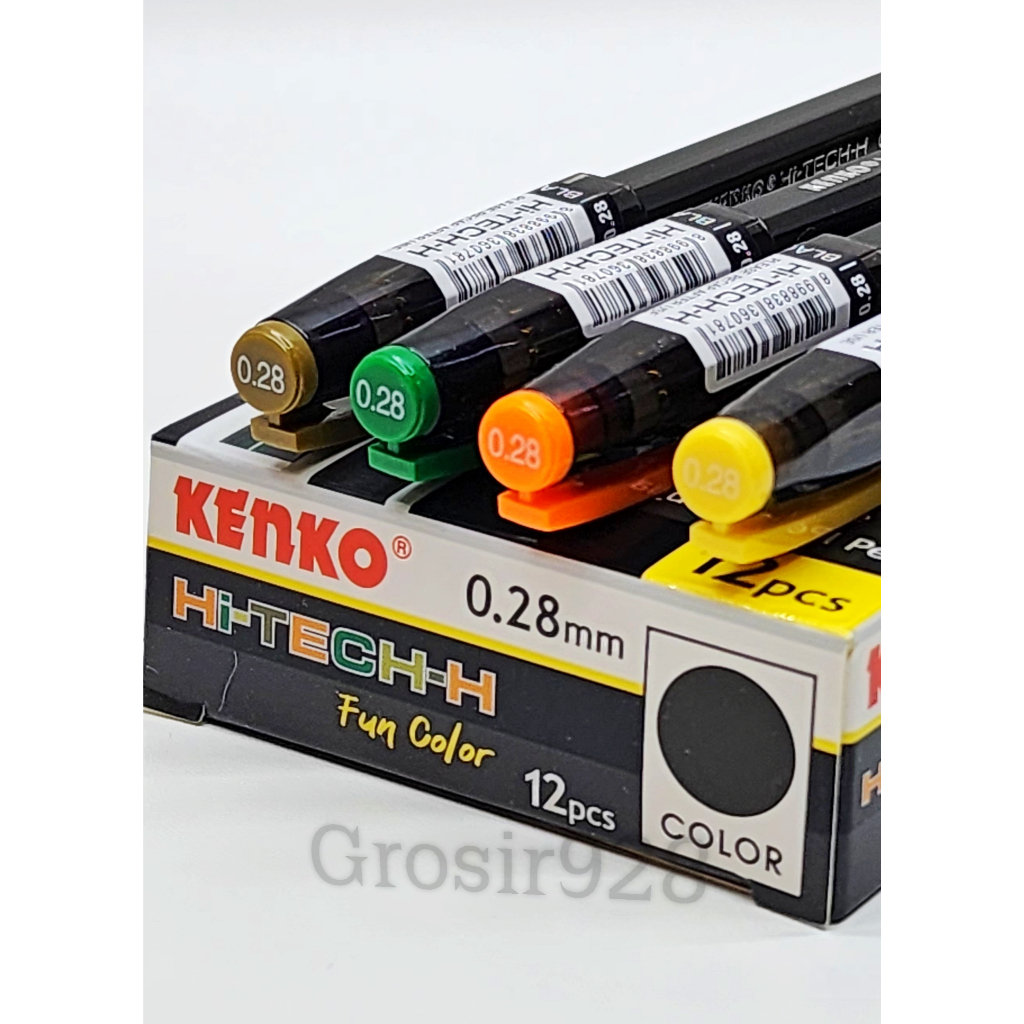 

RB (Per 12) Pen Gel Kenko Hi Tech / Hitech / Hi-Tech / Pulpen / Pena Gel / Needle Pen 0.28 mm