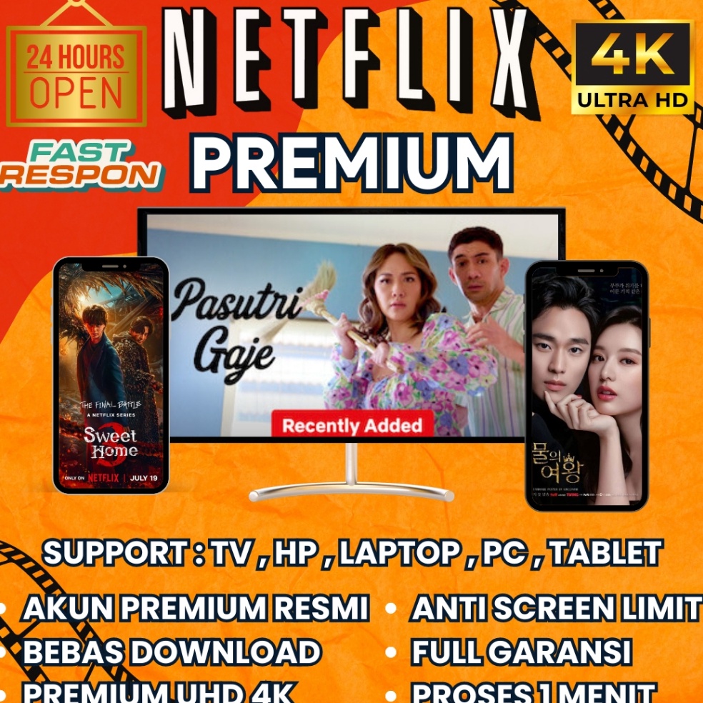 KODE H1I NETFLIxXx PREMIUM SHARING  PRIVATE TAHUNAN UHD4K TERLARIS