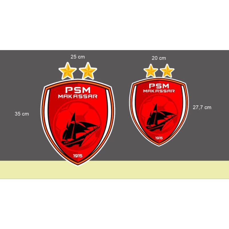 

stiker psm makassar untuk mobil dan motor