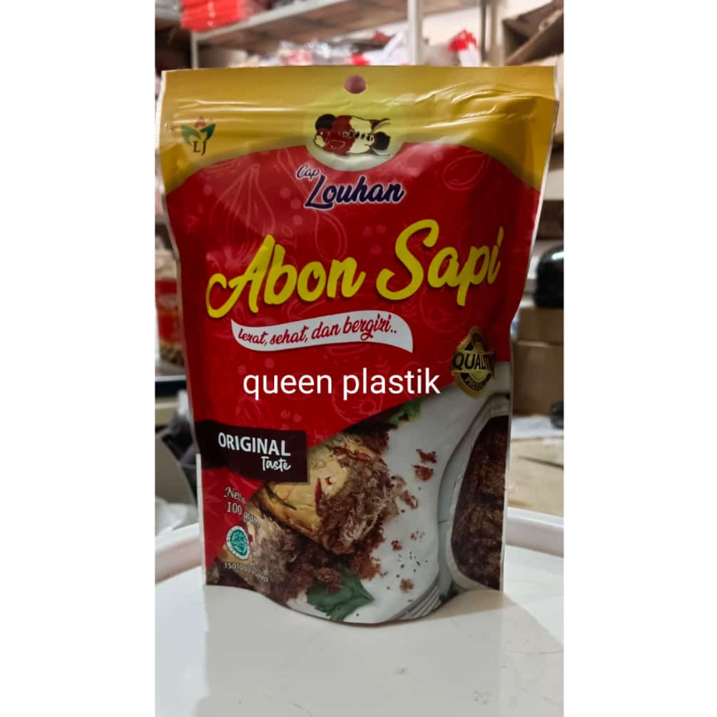 

Abon Sapi Cap Louhan Original Pouch 100gr Halal Premium Enak