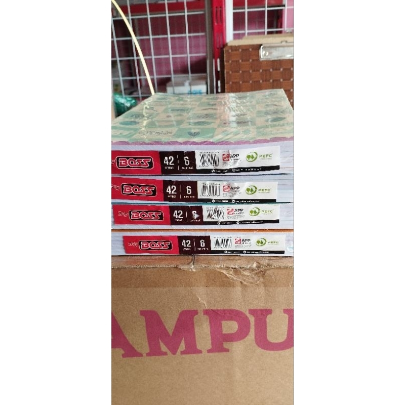 

(1pack)Buku Bigboss isi 42 lembar isi 6 buku