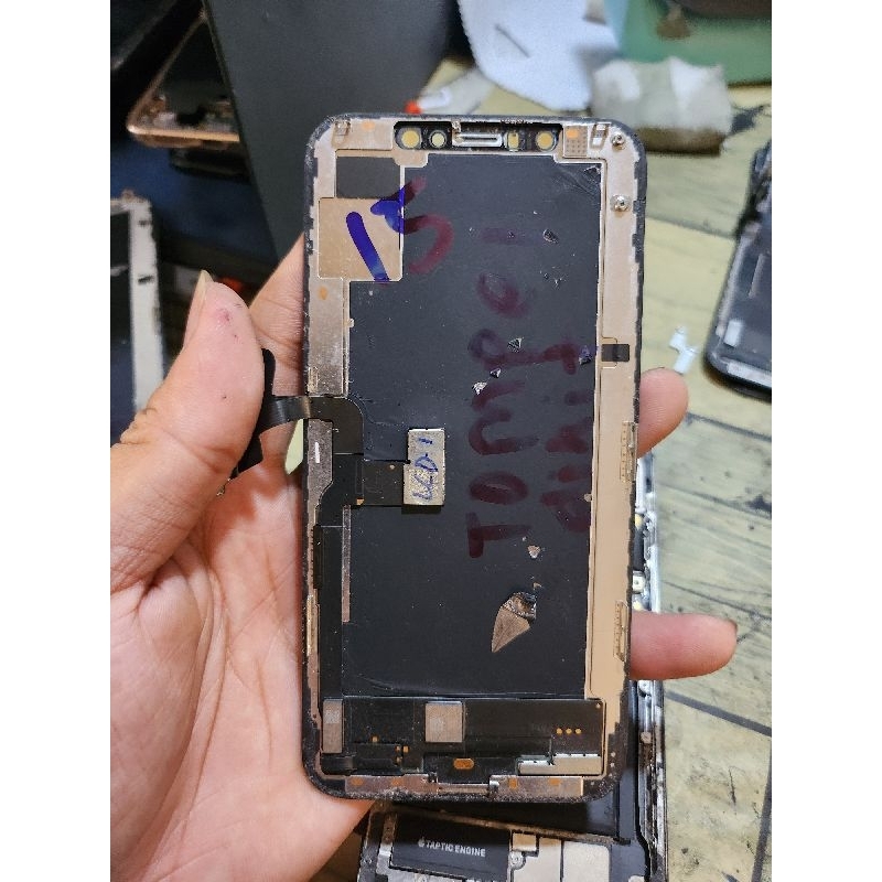 LCD IPHONE X ORI COPOTAN MINUS TOMPEL DIKIT AJA