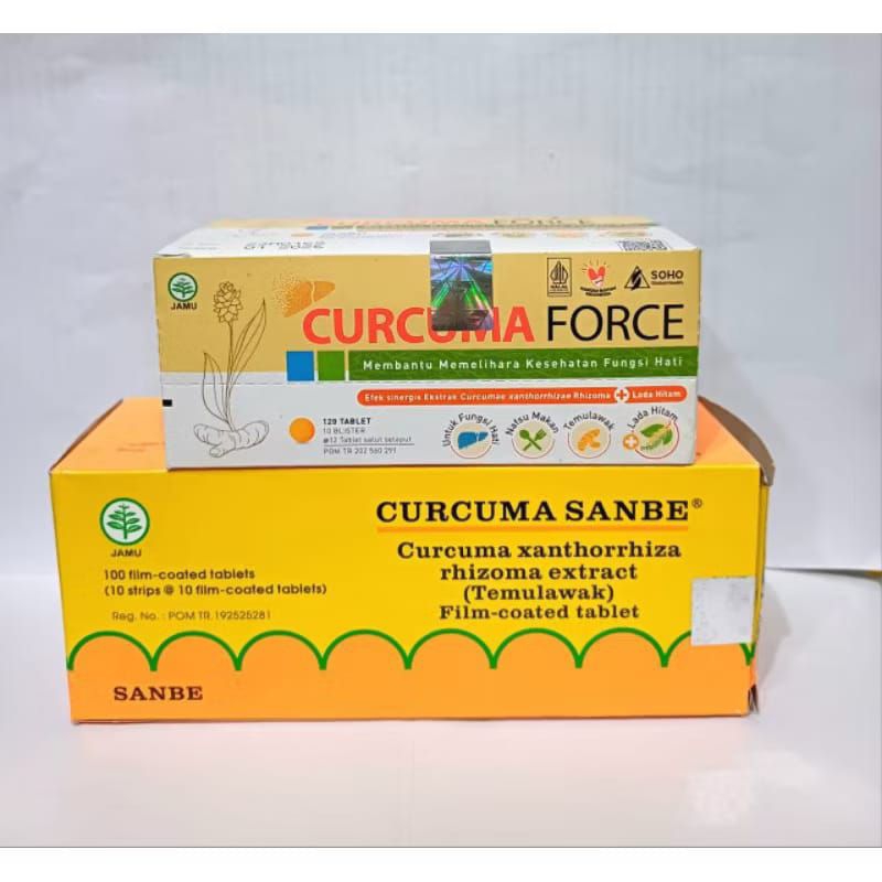 Curcuma Force 12 tablet | Curcuma Sanbe 10 tablet