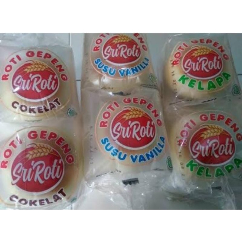 

Roti gepeng Roti pia 1pack 10pcs