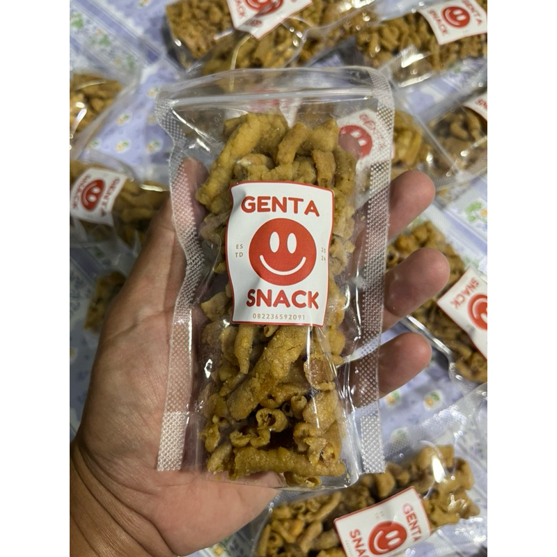 

Keripik Usus Crispy 80gram