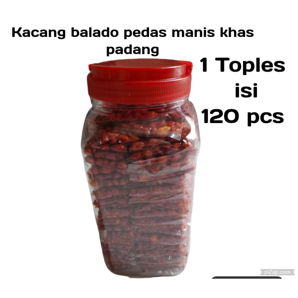 

bGF KACANG BALADO PEDAS MANIS KHAS PADANG 1 TOPLES ISI 25 PCS , 70 PCS , 120 PCS