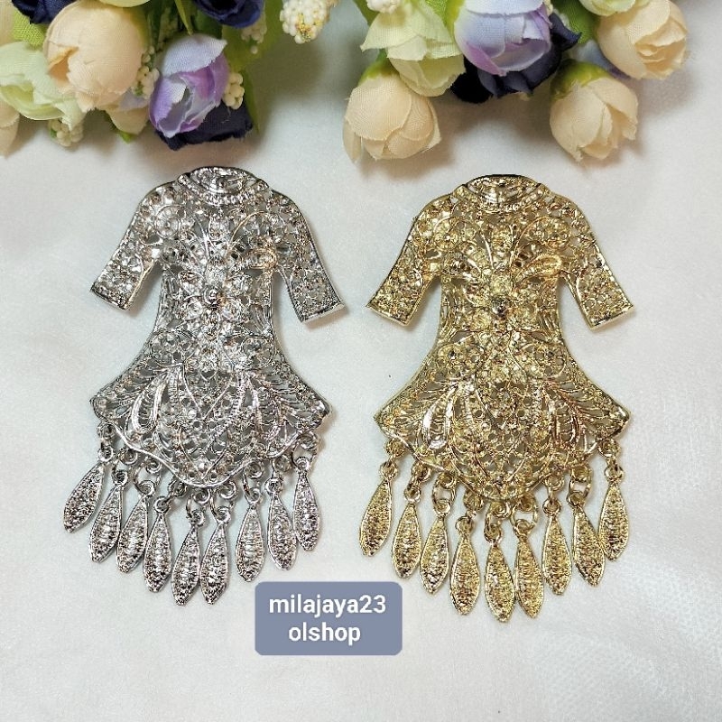 bros kebaya / bros kebaya etnik / bros kebaya kutubaru / bros motif baju